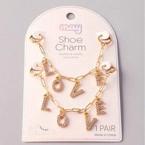 FASHION GOLD CHAIN LOVE SHOE CHARM